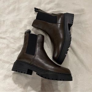 Musse&cloud brown boots woman us size 9 never worn. New